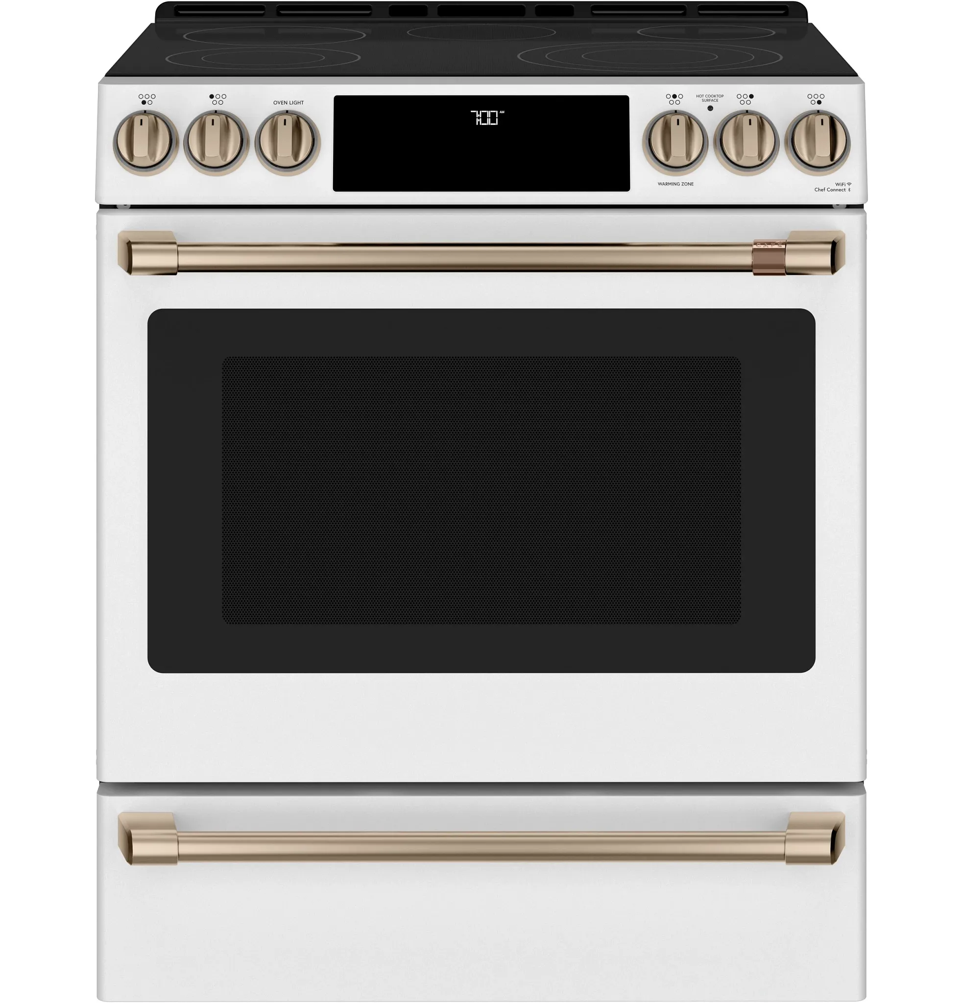 Cafe 700 Series White 30" Electric Range