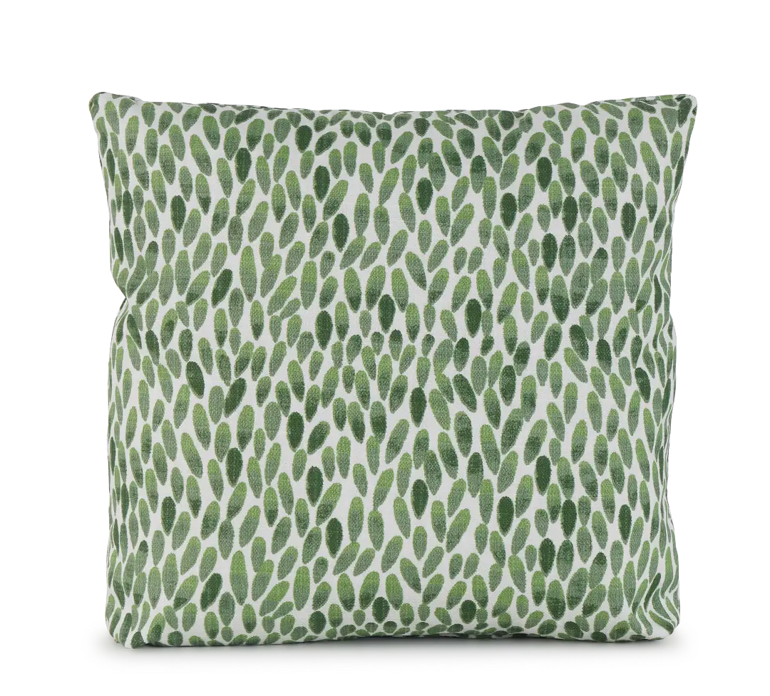 Lotus Green 18" Indoor/outdoor Square Accent Pillow Lotus Green 18" Indoor/outdoor Square Accent Pillow