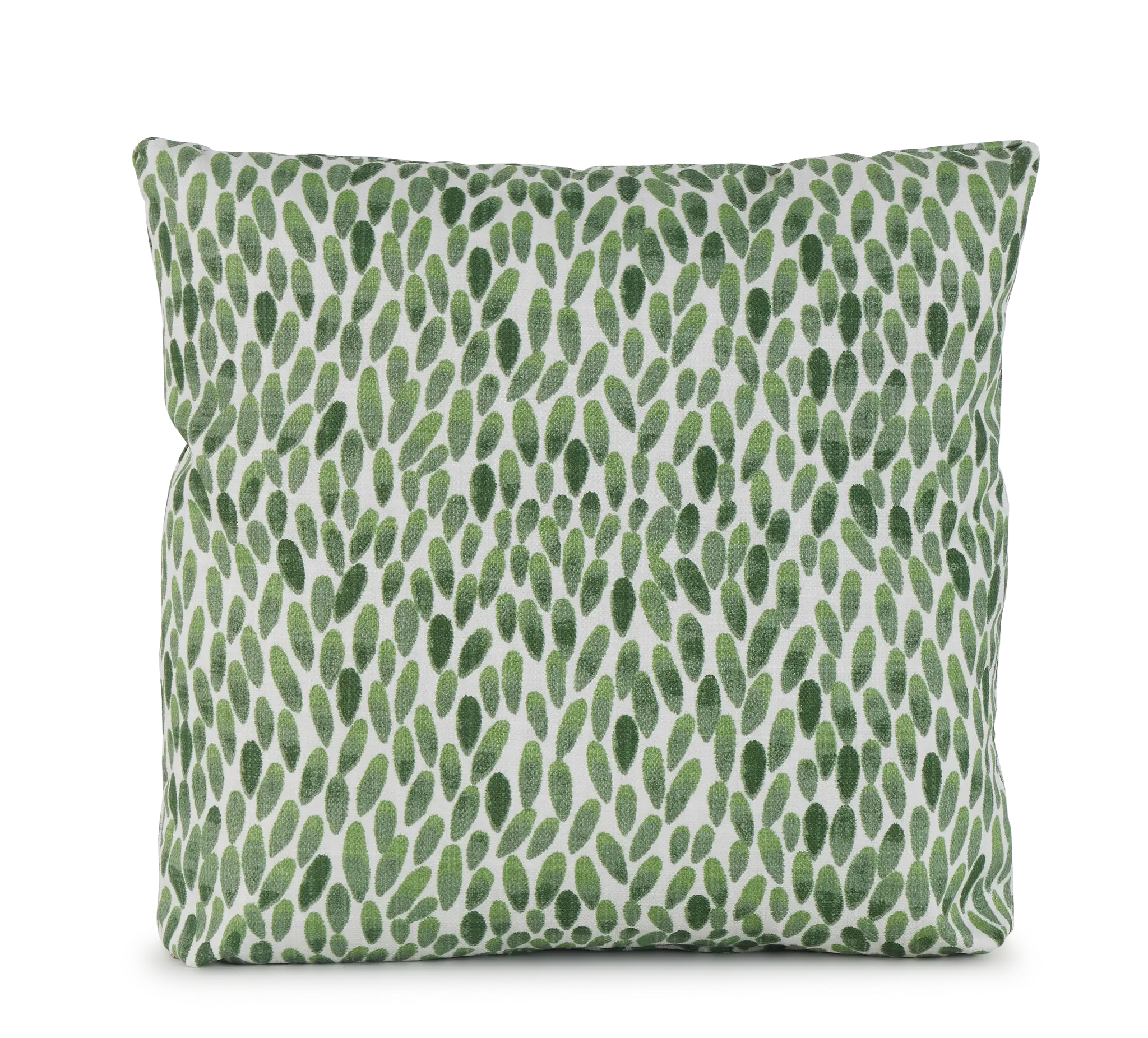 Lotus Green 18" Indoor/outdoor Square Accent Pillow Lotus Green 18" Indoor/outdoor Square Accent Pillow