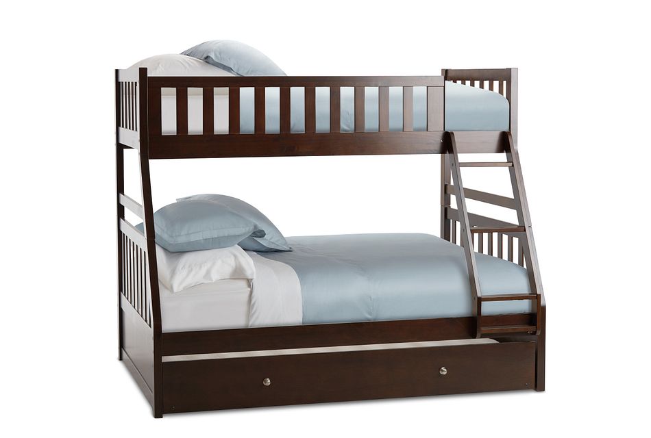 Oakley Dark Tone Trundle Bunk Bed Baby Kids Bunk Beds City Furniture