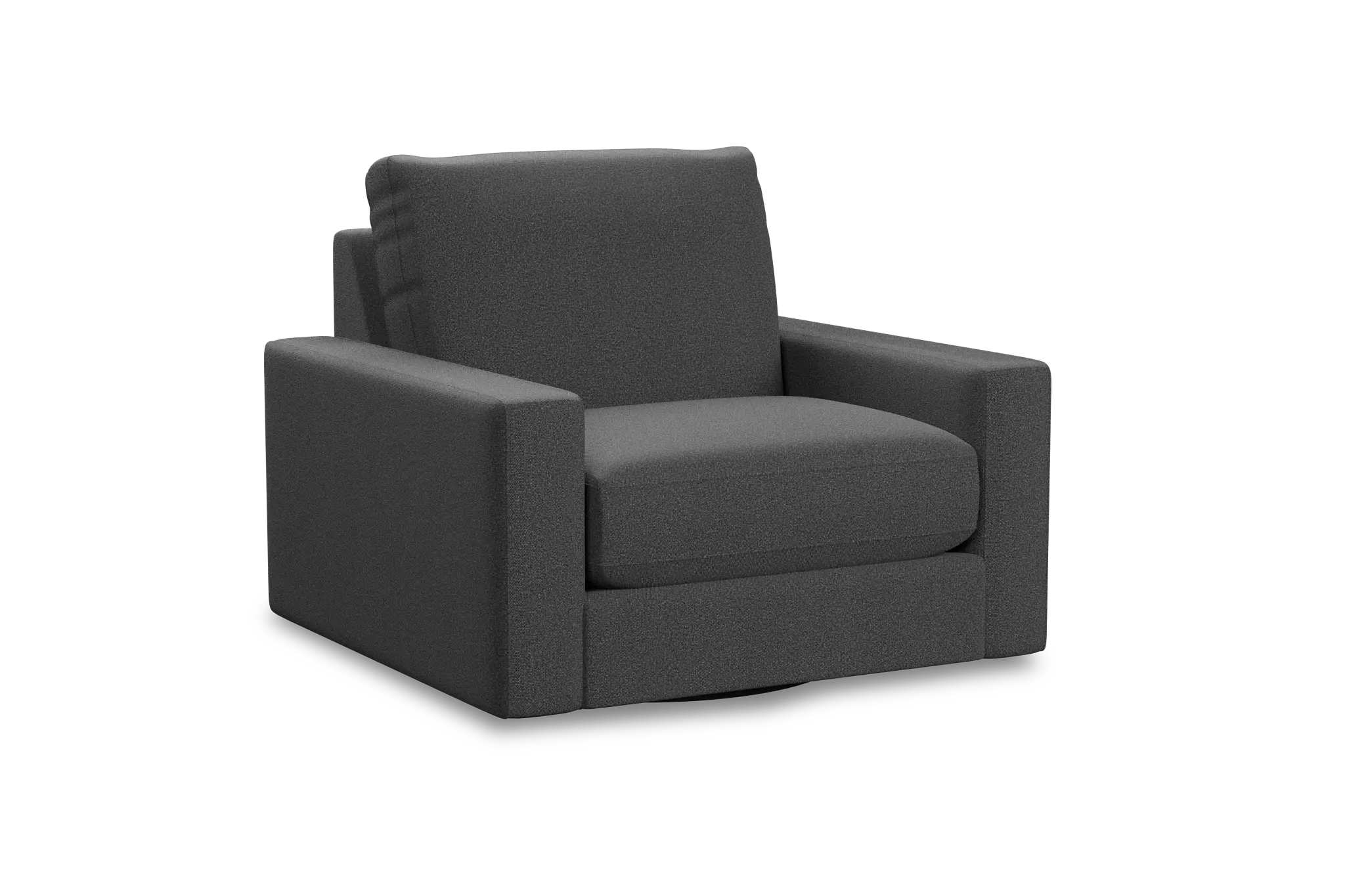 Edgewater Delray Dark Gray Swivel Chair Edgewater Delray Dark Gray Swivel Chair