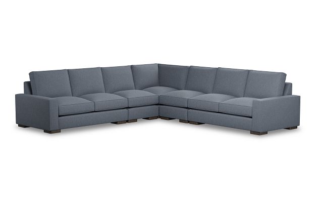 Edgewater Victory Dark Blue Large Two-arm Sectional