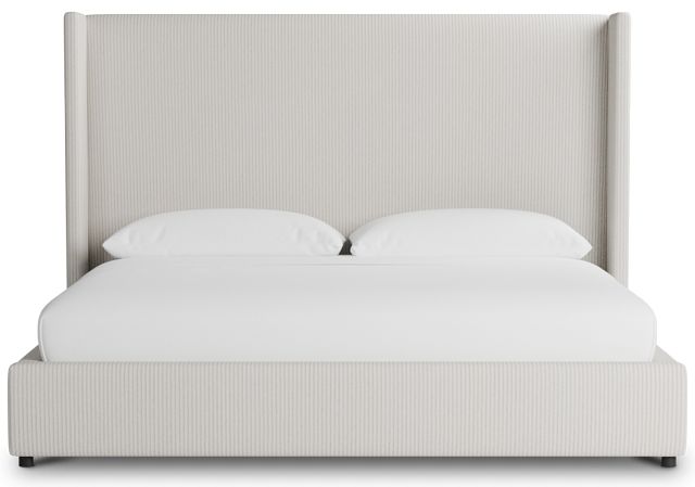 Captiva Lucy Light Beige 60" Upholstered Shelter Bed