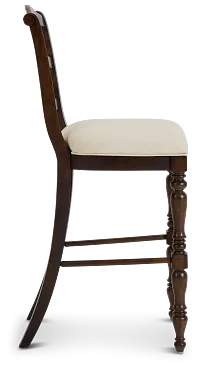 Savannah Dark Tone 30" Upholstered Barstool