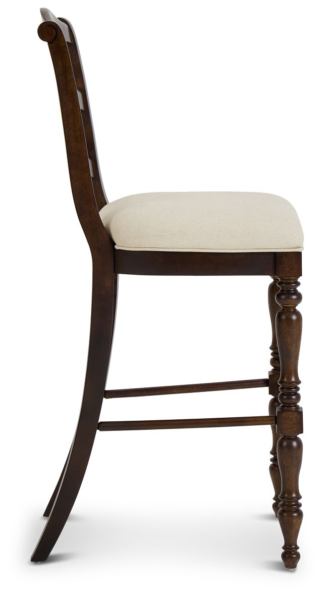 Savannah Dark Tone 30" Upholstered Barstool
