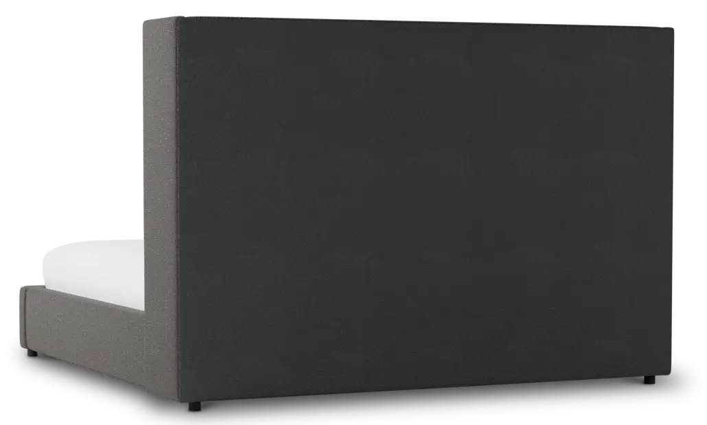 Captiva Elite Dark Gray 60" Upholstered Shelter Bed Captiva Elite Dark Gray 60" Upholstered Shelter Bed