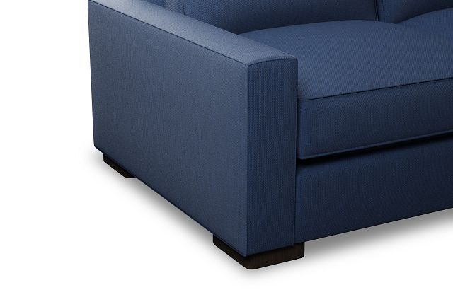 Edgewater Revenue Dark Blue Loveseat