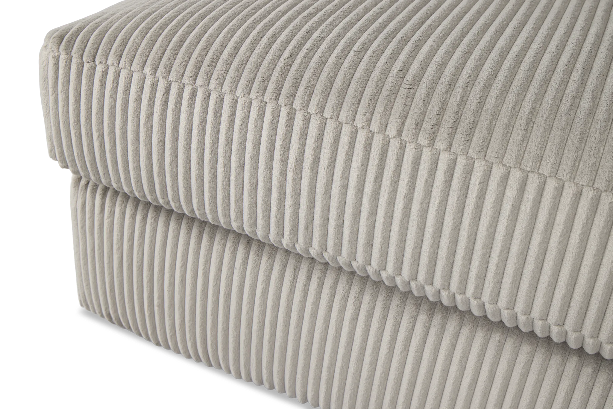 Charlie Gray Fabric Medium Left Chaise Sectional