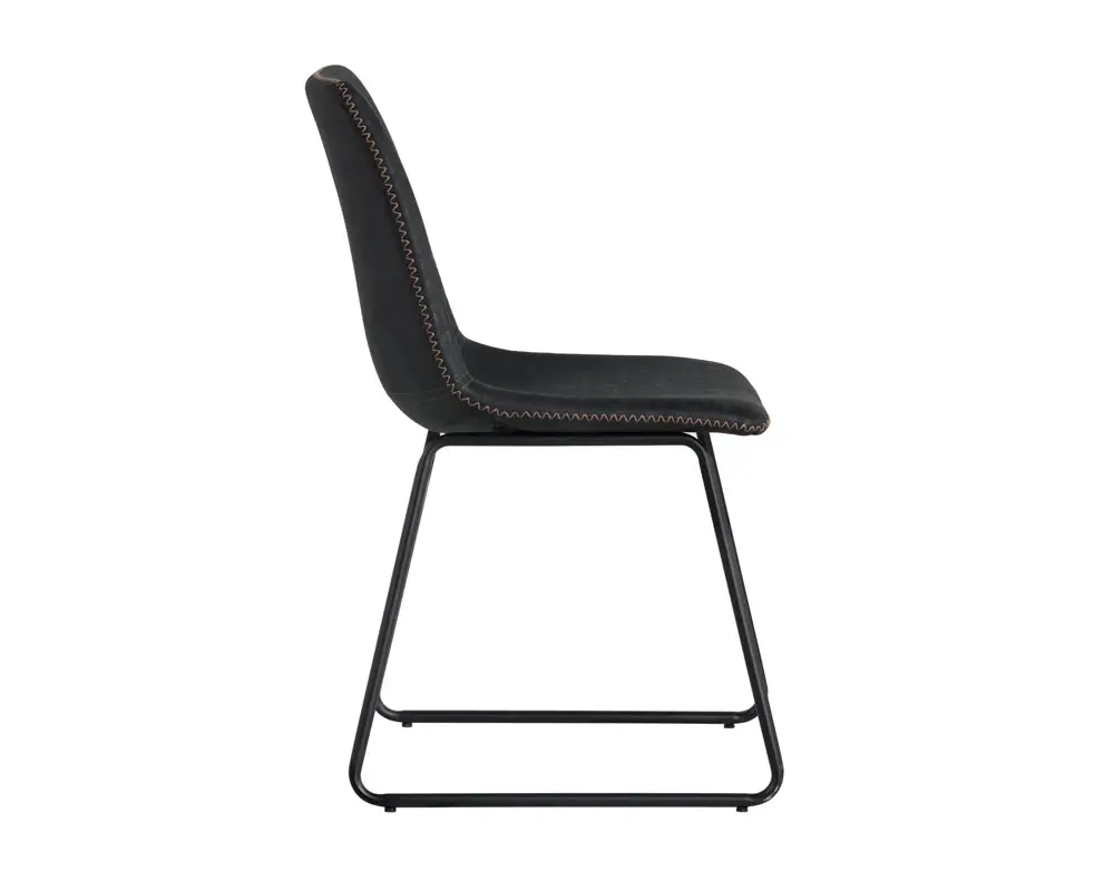 Ozark Black Upholstered Side Chair Ozark Black Upholstered Side Chair
