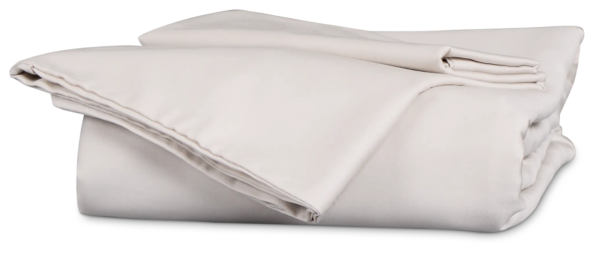 Rest & Renew Cotton Sateen Beige 300 Thread Duvet Set