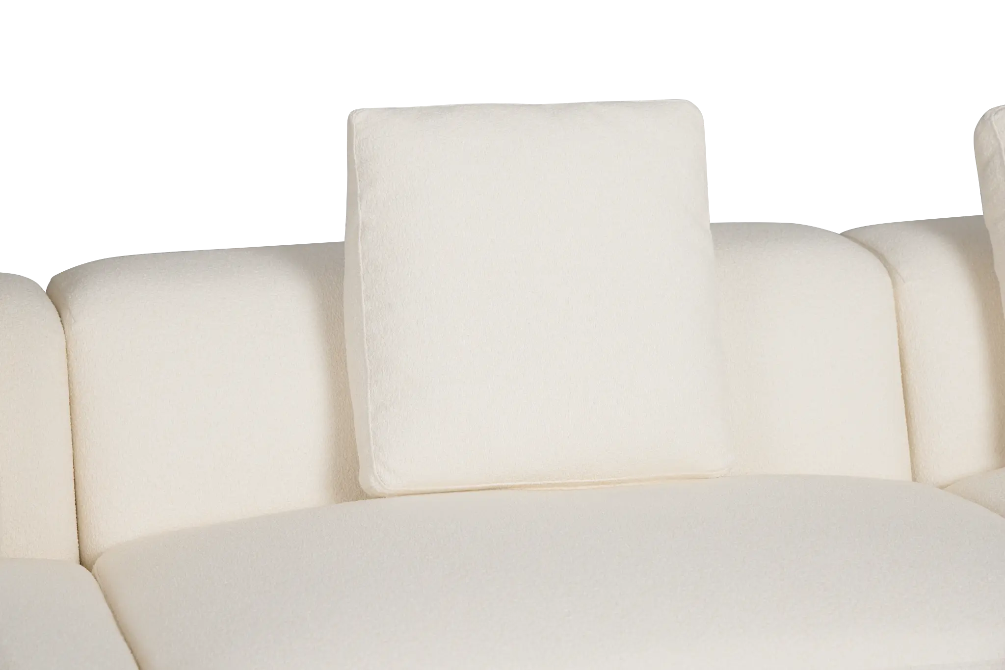 Catalina White Fabric 3-piece Modular Sofa Catalina White Fabric 3-piece Modular Sofa