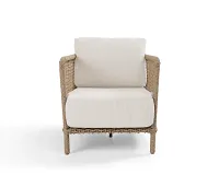 Brooks Light Gray Cushioned Arm Chair