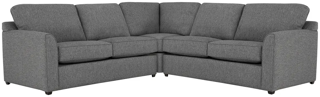 Asheville Gray Fabric Two-arm Right Innerspring Sleeper Sectional Asheville Gray Fabric Two-arm Right Innerspring Sleeper Sectional