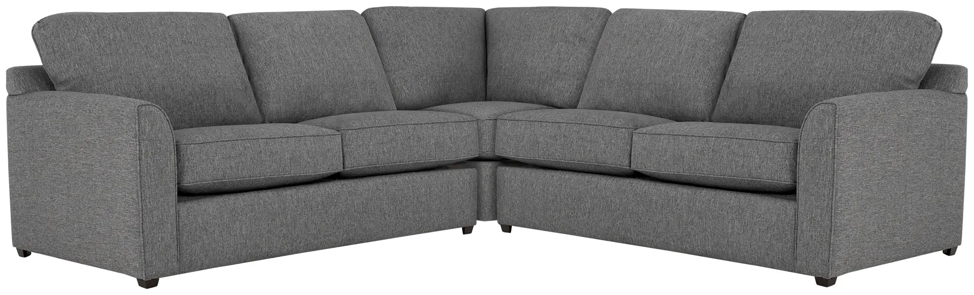 Asheville Gray Fabric Two-arm Right Innerspring Sleeper Sectional Asheville Gray Fabric Two-arm Right Innerspring Sleeper Sectional