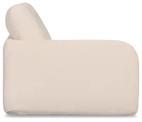 Jules Ivory Velvet Left Chair