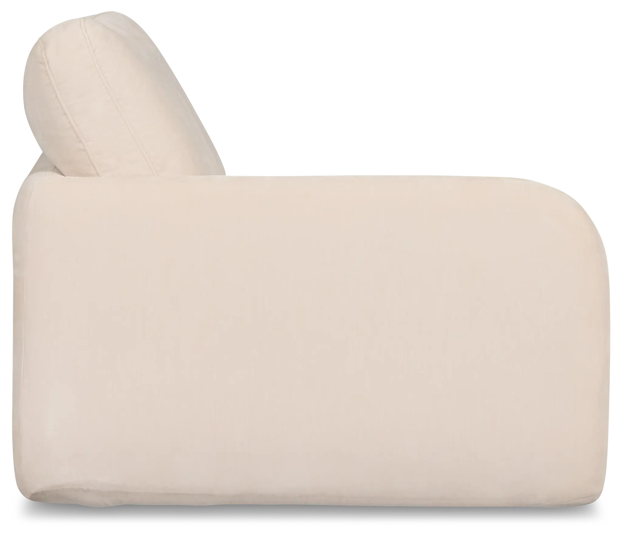 Jules Ivory Velvet Left Chair Jules Ivory Velvet Left Chair