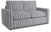 Siesta Sea Lane Dark Blue Fabric Memory Foam Sleeper