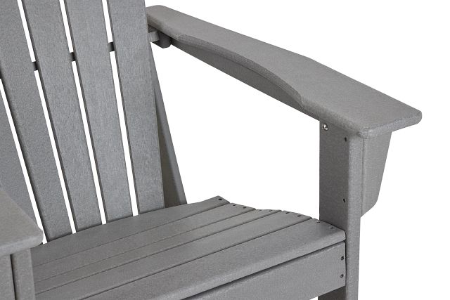 Cancun Gray Adirondack Chair