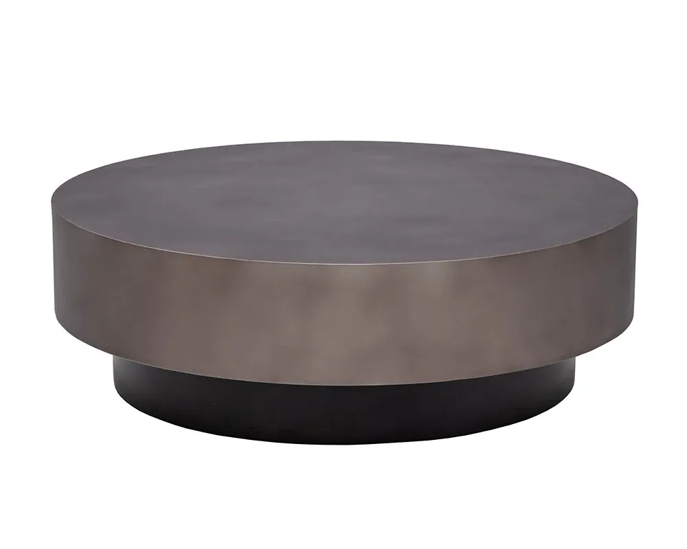 Kelley Dark Gray Round Coffee Table