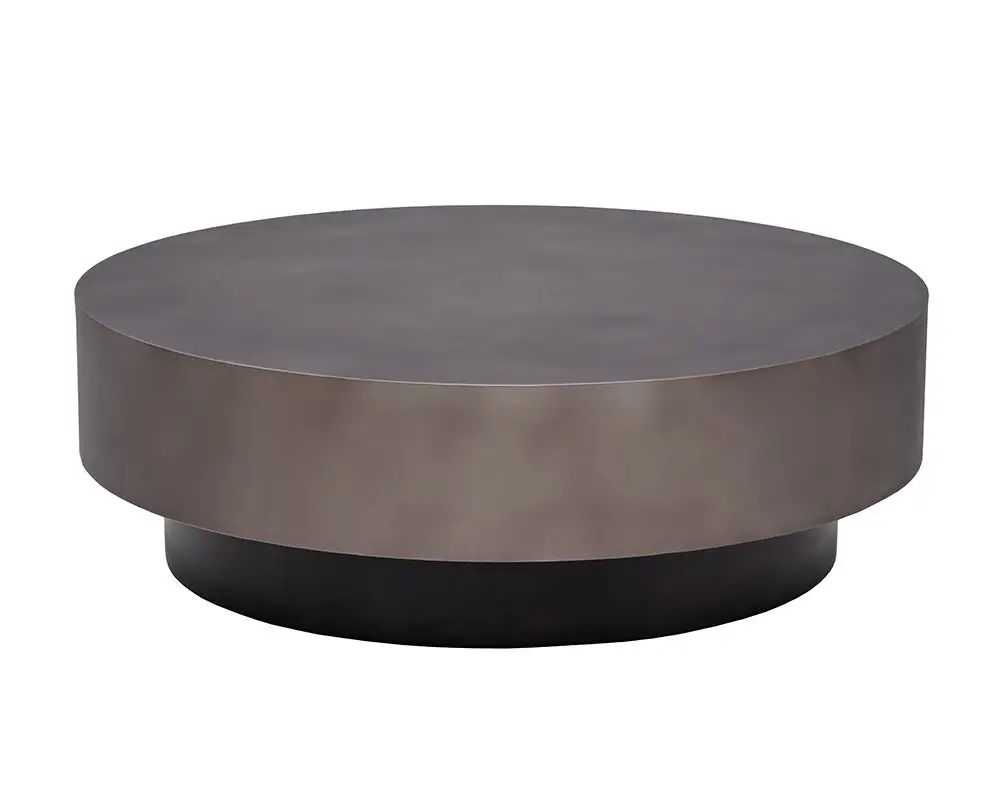 Kelley Dark Gray Round Coffee Table Kelley Dark Gray Round Coffee Table
