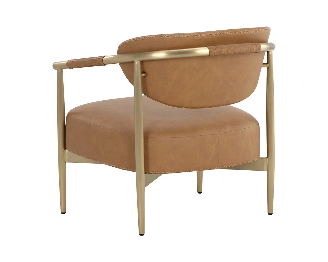 Karli Brown Uph Accent Chair