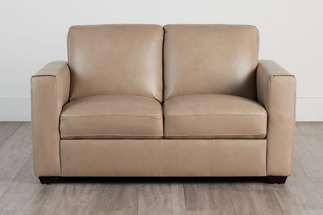 Lane Taupe Lthr/vinyl Loveseat