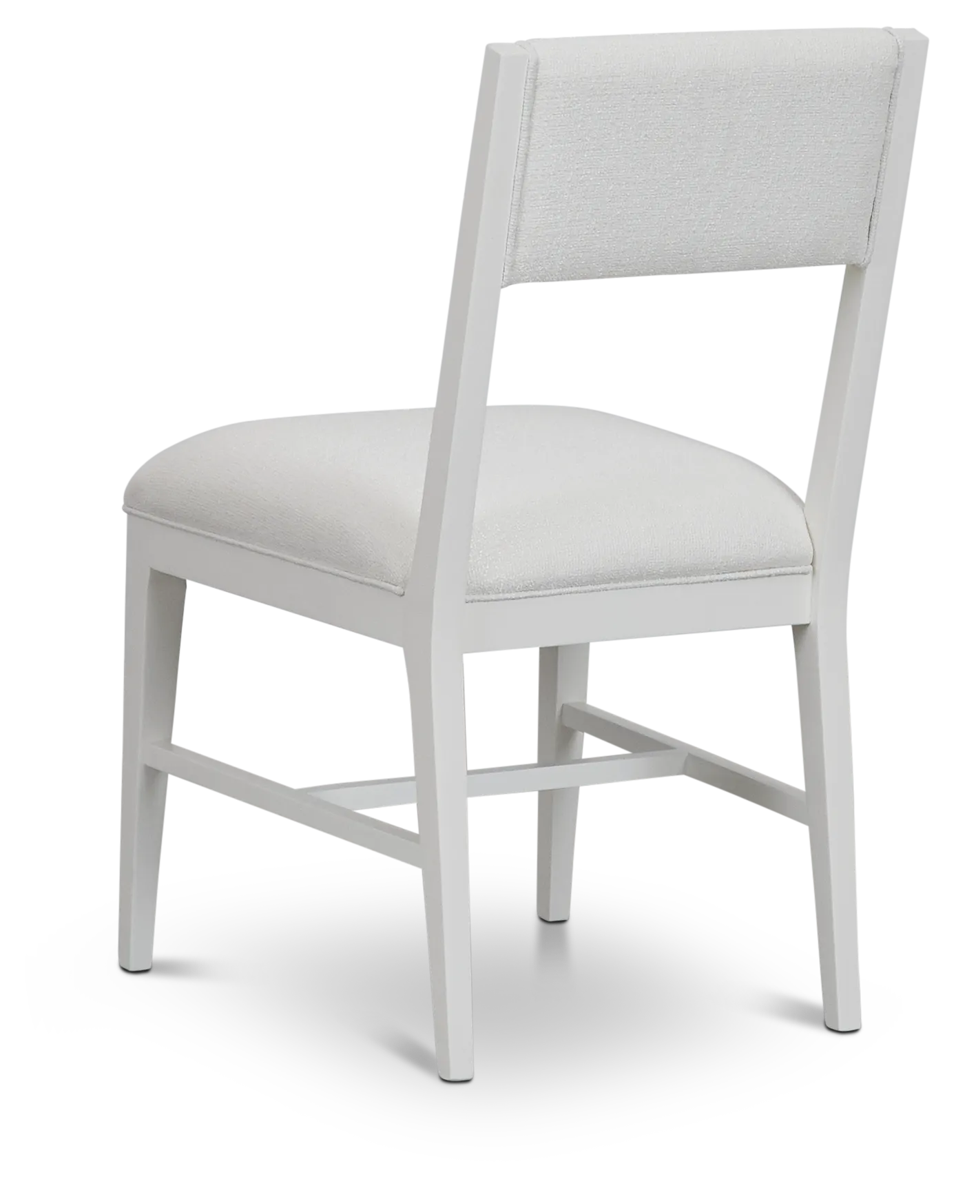 Presley White Upholstered Side Chair