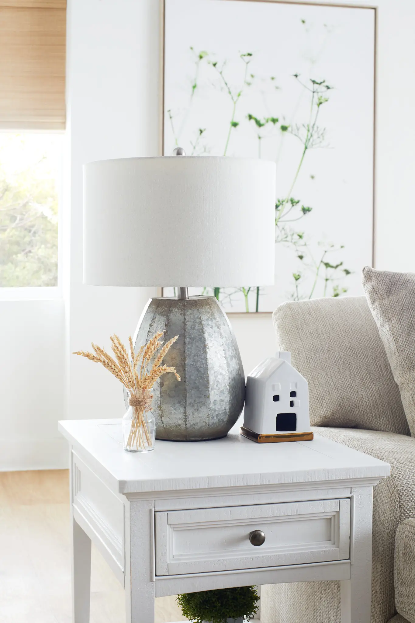 Heron Cove White Rectangular End Table Heron Cove White Rectangular End Table