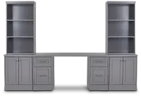 Newport Gray Door Wall Desk