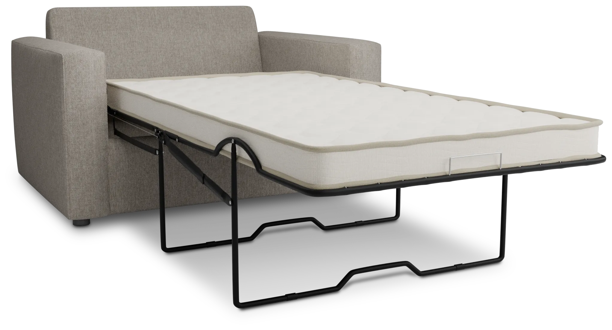 Siesta Elevation Khaki Fabric Innerspring Sleeper