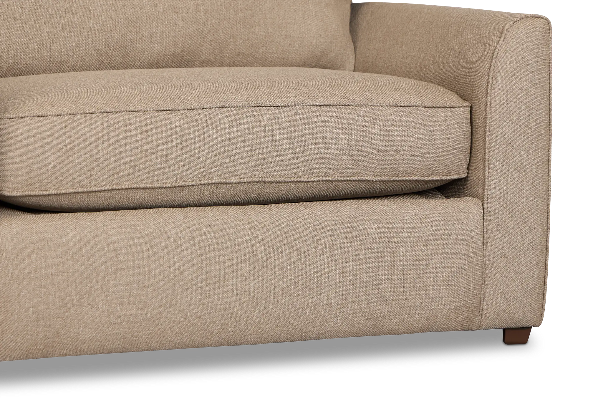 Tate Brown Fabric Cooling Memory Foam Sleeper Tate Brown Fabric Cooling Memory Foam Sleeper