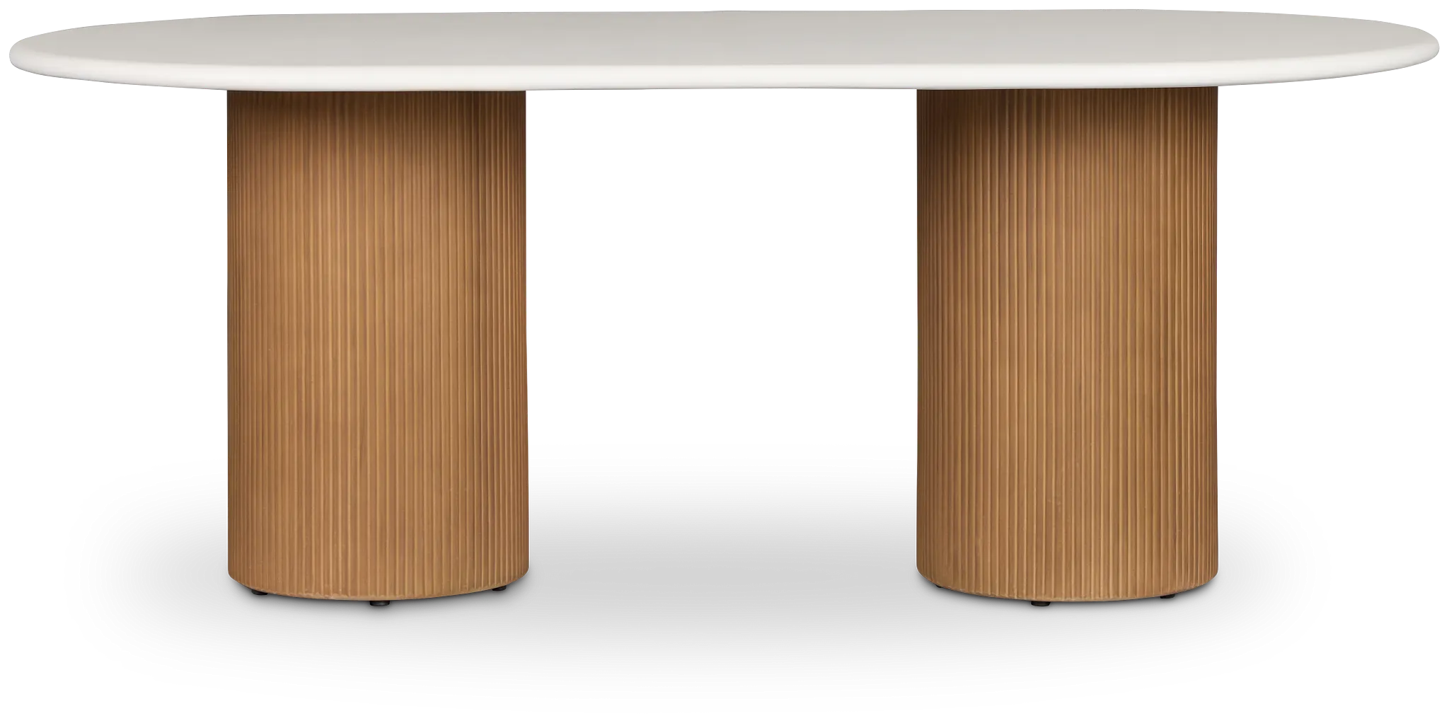 Bryant White Oval Table