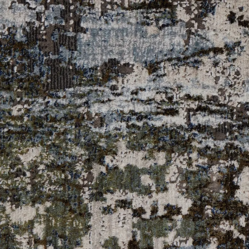 GREEN Neva Green 8x10 Area Rug