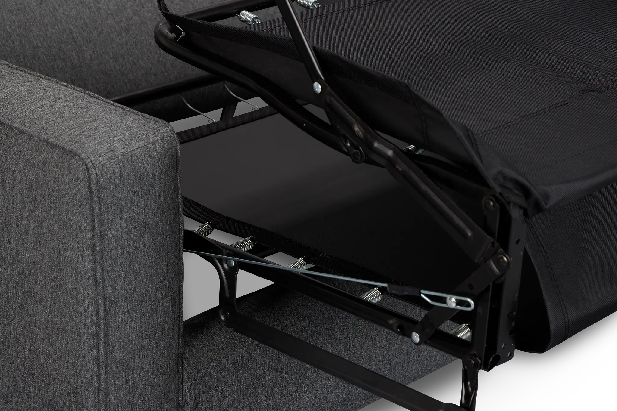 Siesta Delray Dark Gray Small Memory Foam Sleeper Siesta Delray Dark Gray Small Memory Foam Sleeper