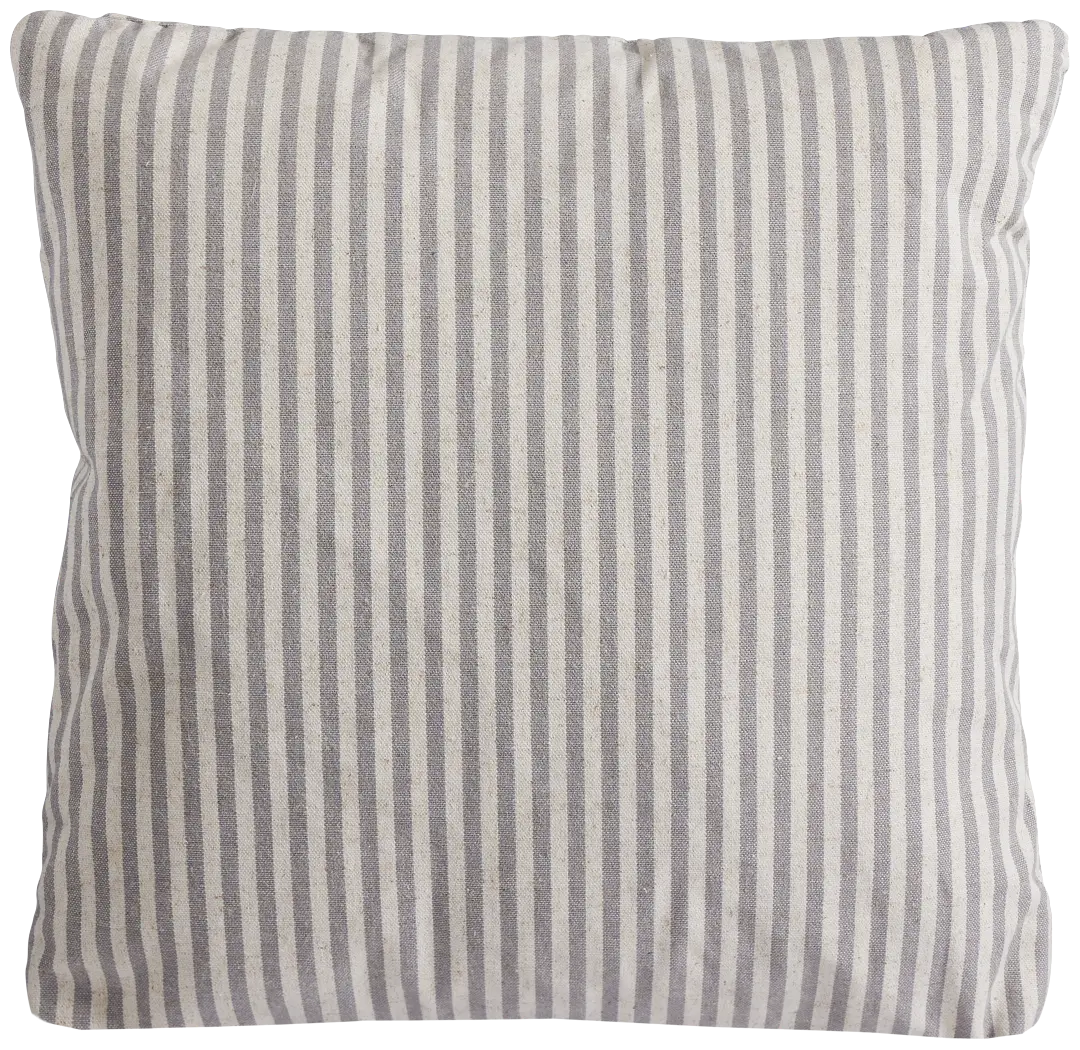 Scout Gray Stripe 20" Accent Pillow Scout Gray Stripe 20" Accent Pillow
