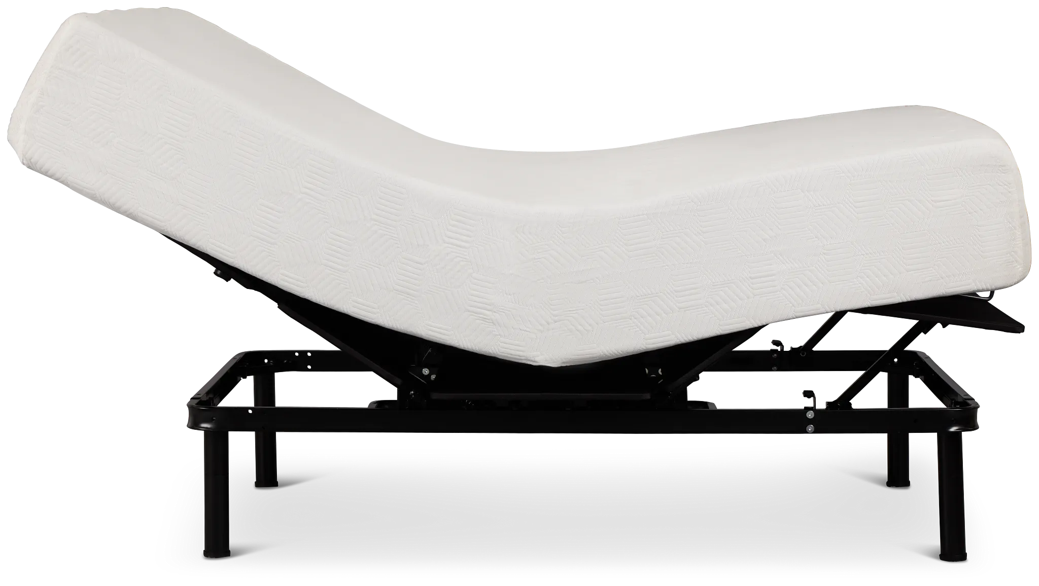 Rest & Renew By Zinus Gel Memory Foam Mattress 12" Medium Slat Adjustable Mattress Set