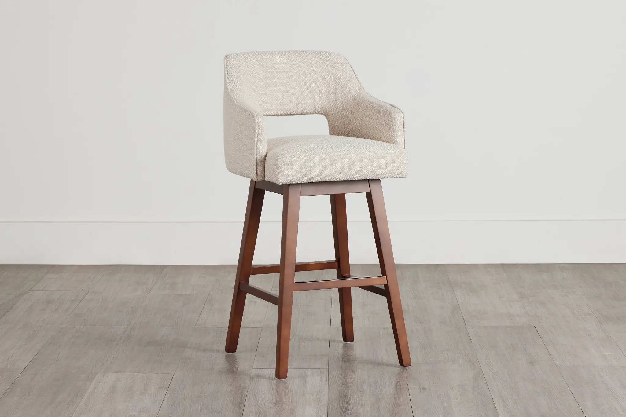 Oberlin Light Beige Fabric 30" Swivel Barstool Oberlin Light Beige Fabric 30" Swivel Barstool