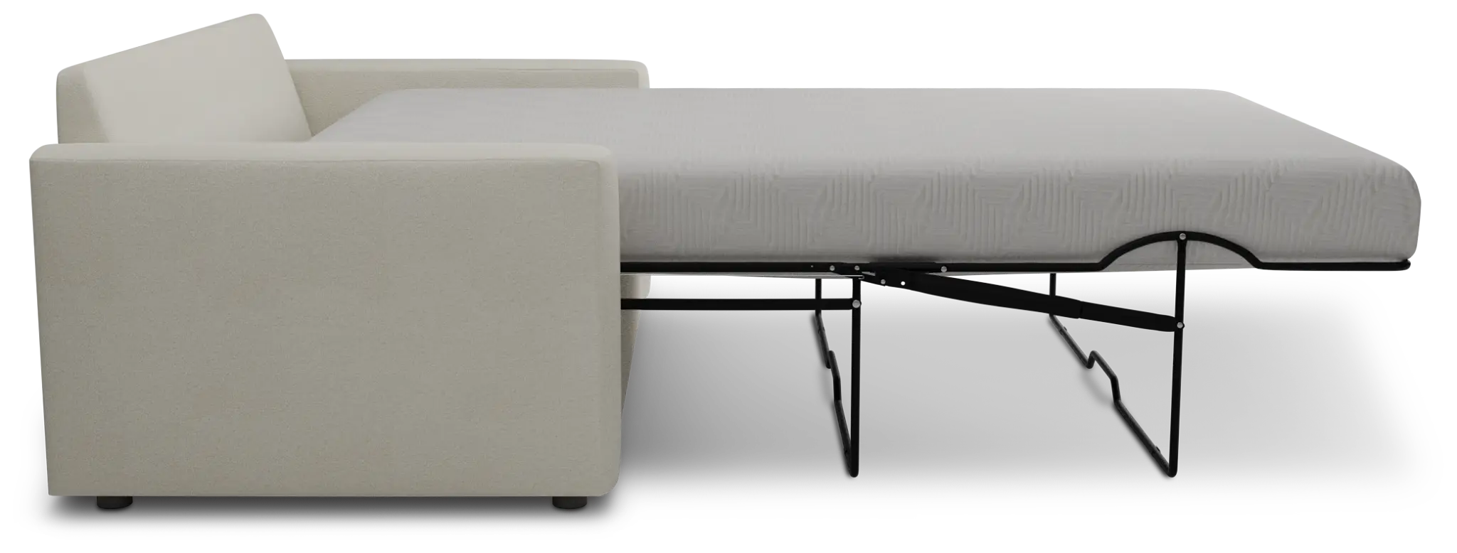 Siesta Elite Ivory Fabric Memory Foam Sleeper Siesta Elite Ivory Fabric Memory Foam Sleeper