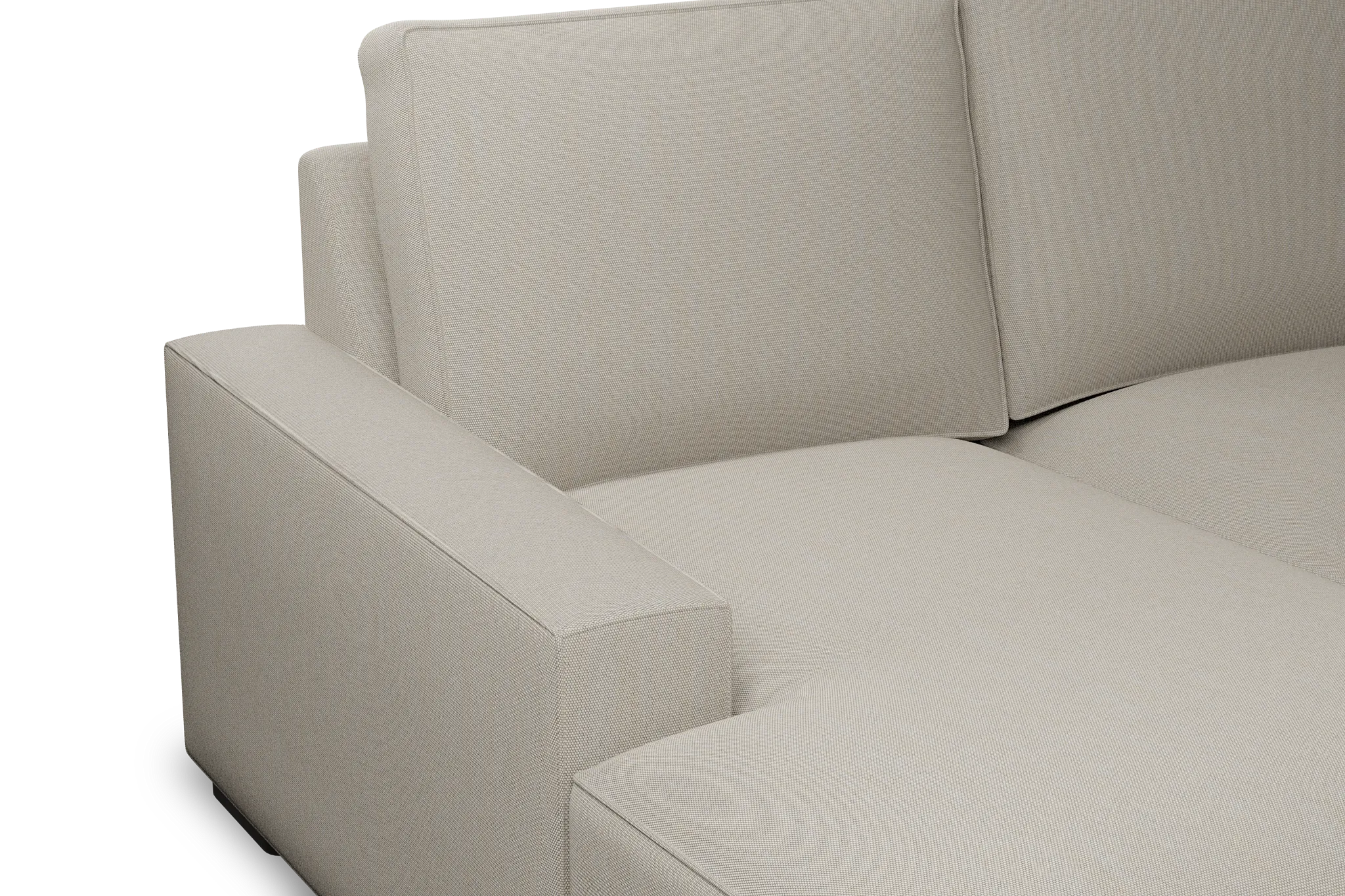 Edgewater Peyton Beige Left Chaise Sectional