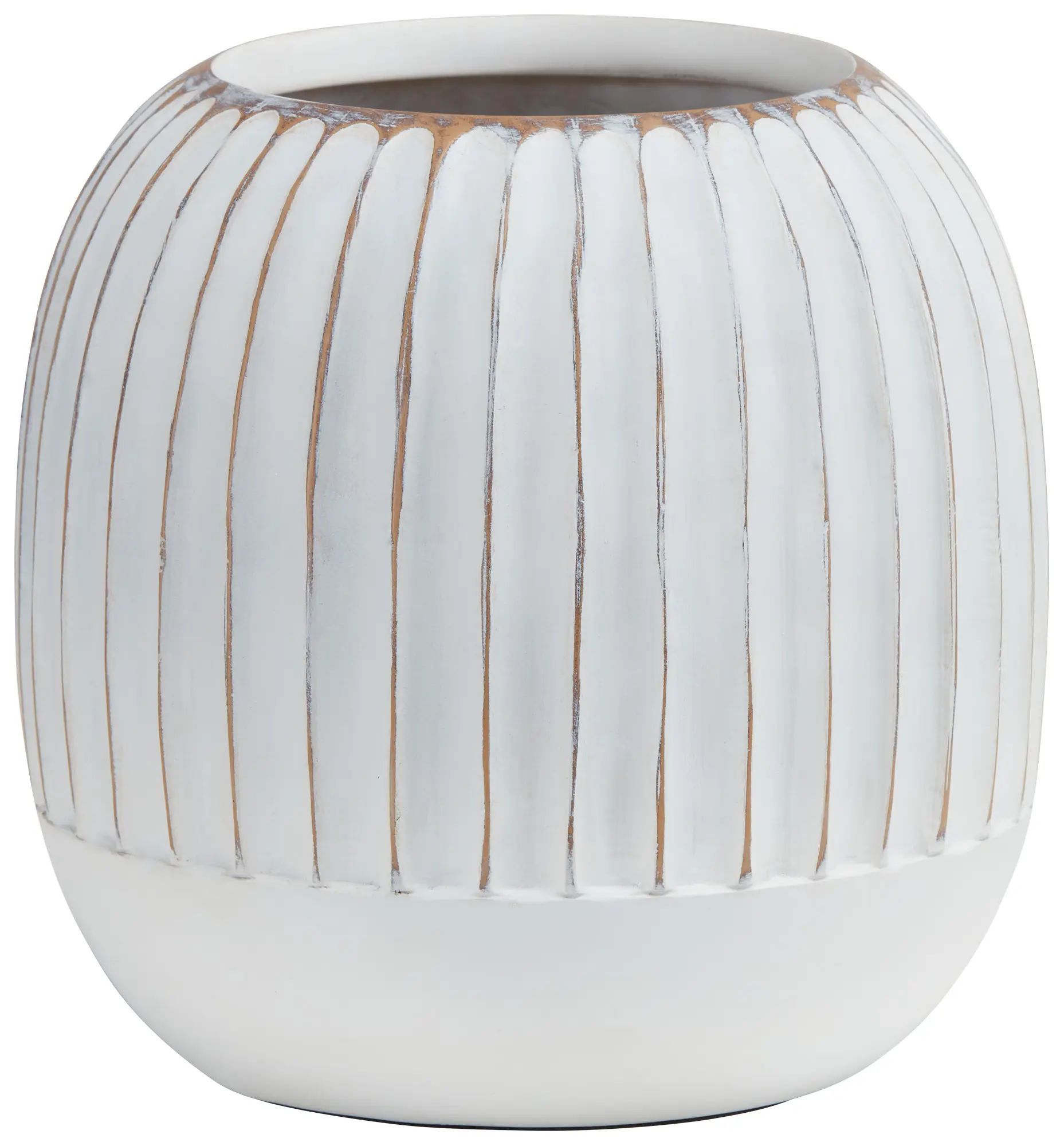 Taylor White Round Vase Taylor White Round Vase