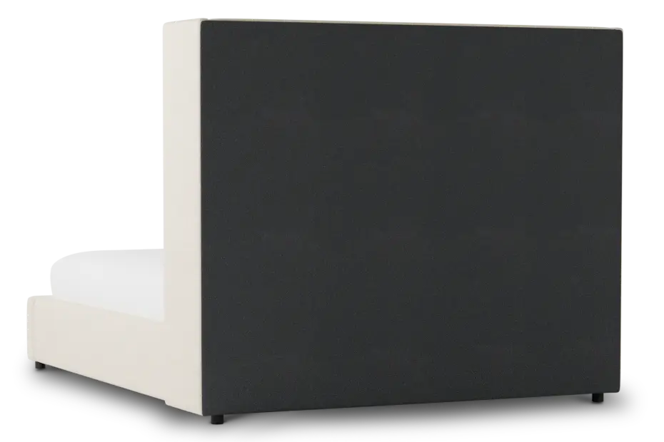 Captiva Merino Light Beige 60" Upholstered Shelter Bed Captiva Merino Light Beige 60" Upholstered Shelter Bed