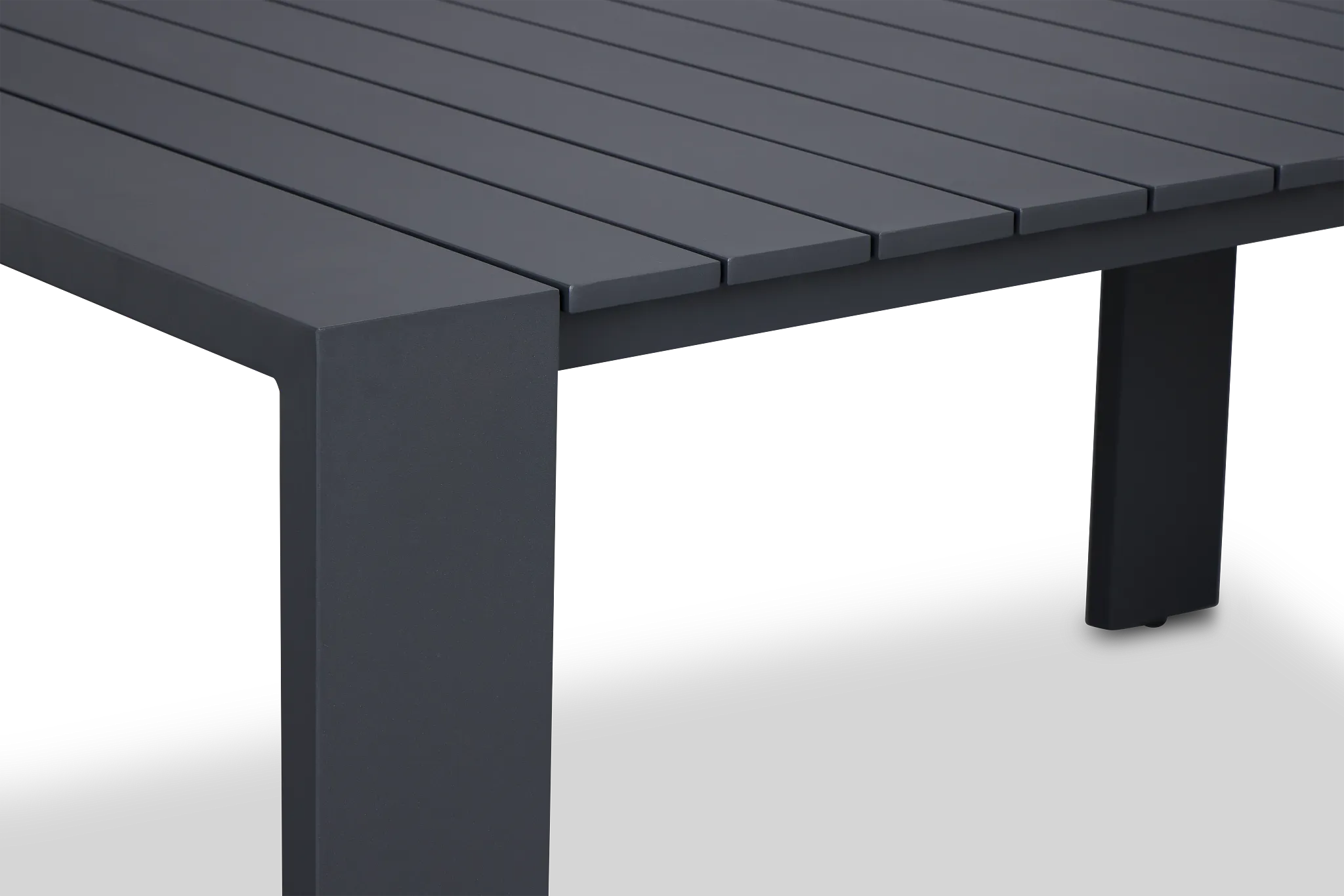 Sunrise Dark Gray 65" Rectangular Table