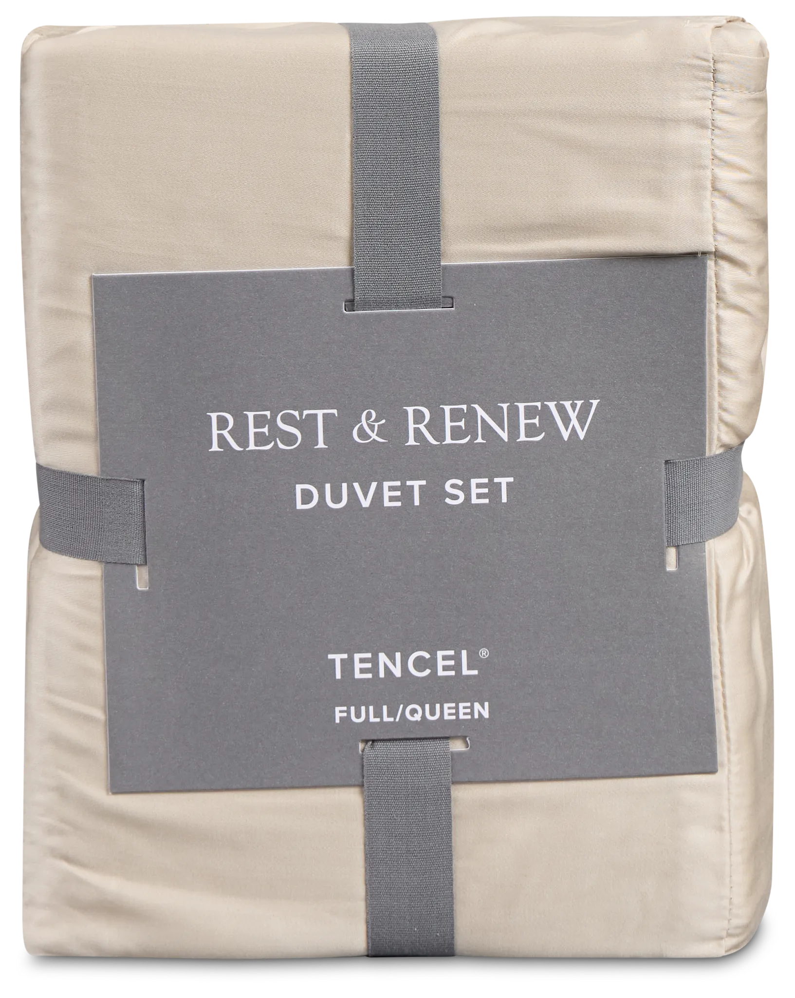 Rest & Renew Tencel Beige 300 Thread Duvet Set