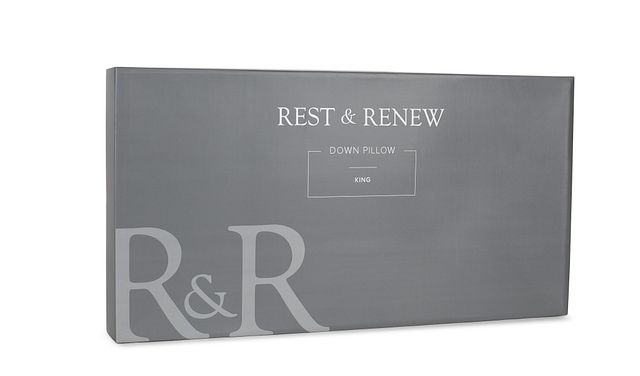 Rest & Renew Down 30% Back Sleeper Pillow