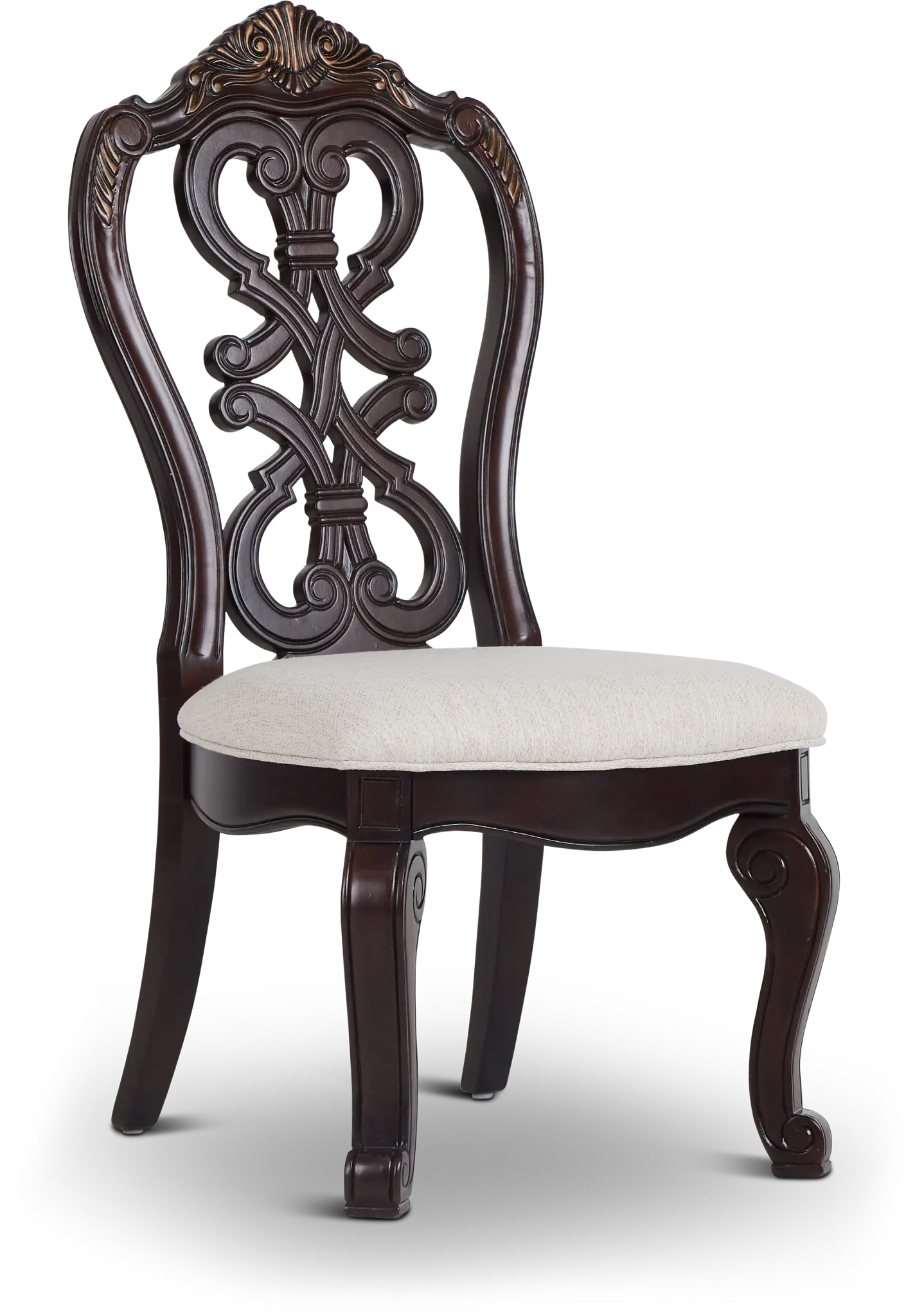 Vigo Dark Tone Wood Side Chair Vigo Dark Tone Wood Side Chair