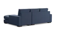 Edgewater Revenue Dark Blue Right Chaise Sectional