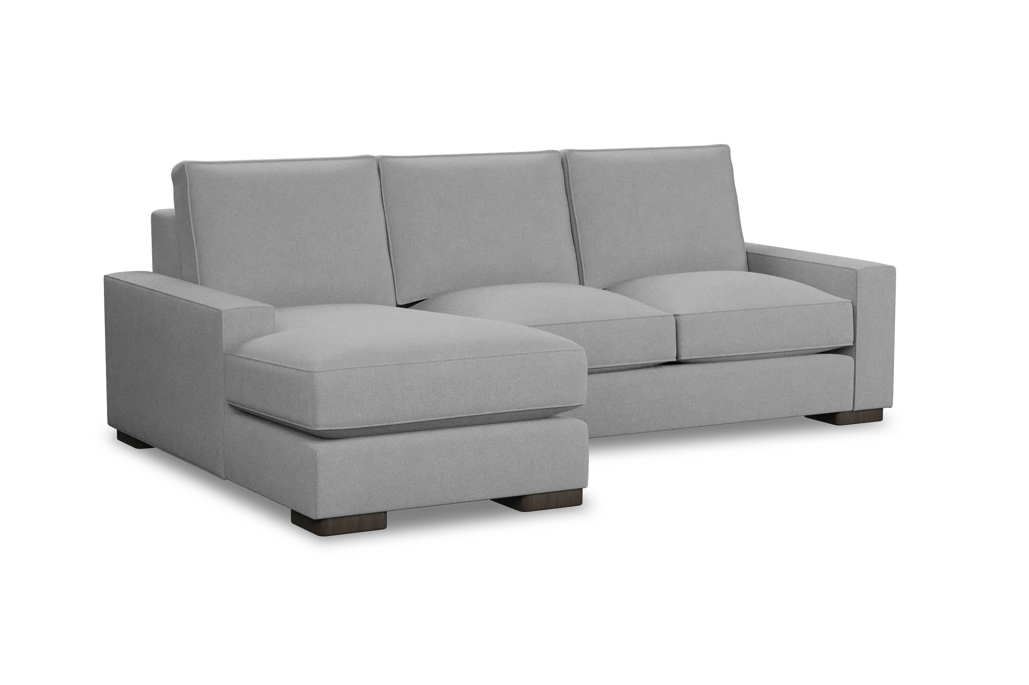 Edgewater Suave Gray Left Chaise Sectional