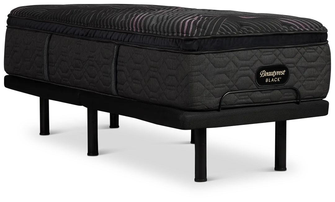 Beautyrest Black Series Two Plush Pillow Top Elite Adjustable Mattress Set