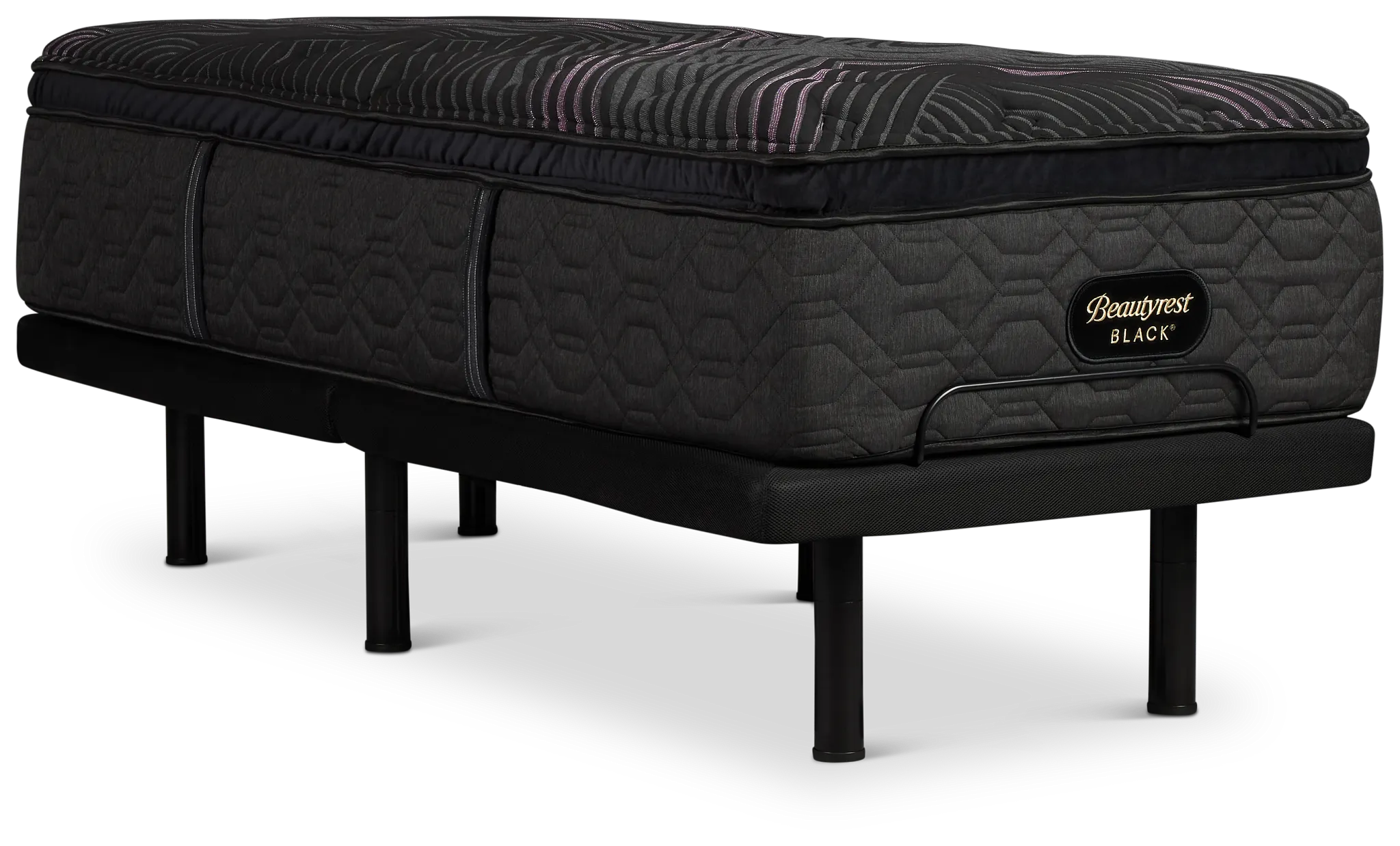 Beautyrest Black Series Two Plush Pillow Top Elite Adjustable Mattress Set