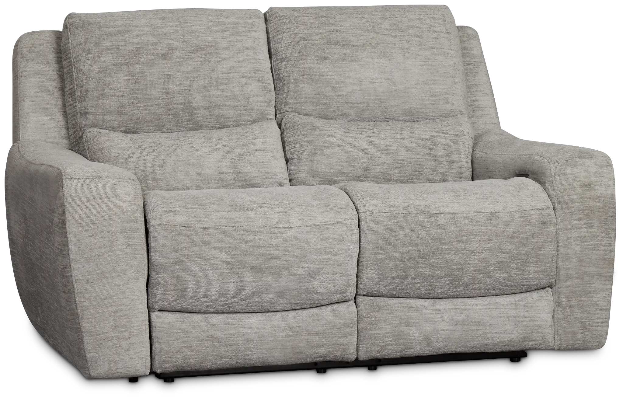 Bennett Gray Fabric Power Reclining Loveseat Bennett Gray Fabric Power Reclining Loveseat